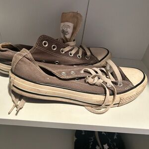Men’s grey converse shoes
